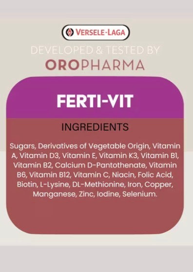 Versele-Laga Oropharma Ferti-Vit Bird Vitamins, 7-oz bottle